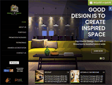 Tablet Screenshot of design4space.com.sg